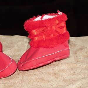 red boots 0-6 months